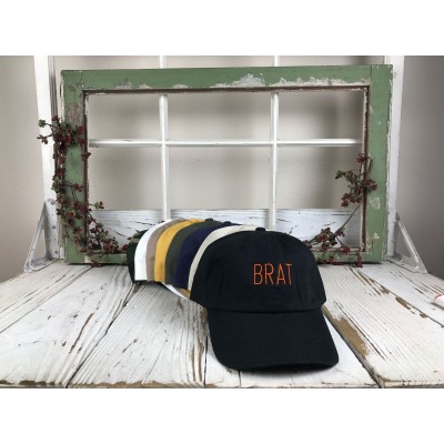 Brat Orange Embroidered Thread Baseball Cap Baseball Dad Hat  Many Styles  eb-92643826
